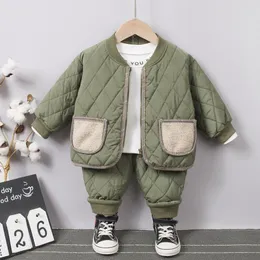 Kleidungssets Mode Baby Jungen Kleidung Modelle Baumwolle gepolstert Home Zweiteilige Anzüge für Kinder 1-6 Jahre altKleidung