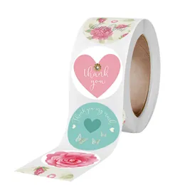 Gift Wrap 50-500pcs Love Heart Shaped Label Sticker Scrapbooking Packaging Seal Birthday Party Wedding Supply Stationery