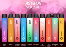 FX Tastefog Dostęp w Vape 3500 Puffs Urządzenie 650 mAh Bateria elektroniczne papierosy ładowały 10 ml Podstęp 1,2OHM Cewka z siatki