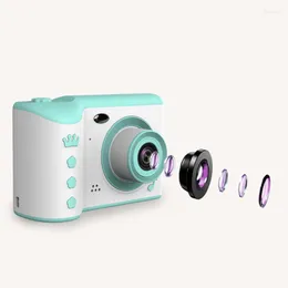 Fotocamere digitali 2,8 pollici Po Mini anteriore posteriore Dual Lens Touch screen per bambini portatile di grande capacità Registrazione ad alta definizioneDigitale