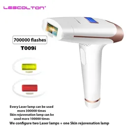 Lescolton 3in1 700000 Dispositivo pulsado Máquina de remoção de cabelo a axilas a laser IPL permanente 220630