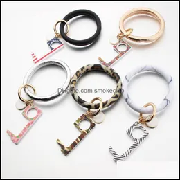 Bracelet Tool Anti-Epidemic Door Opener Edc Pendant Key Chains Contactless Elevator Button Non-Contact Doors Handle Brass Gri 2 J2 Drop Deli