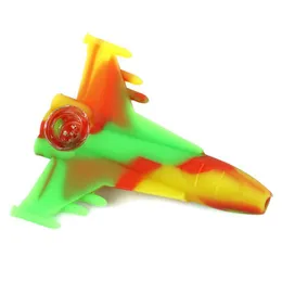 Últimos tubos coloridos de forma de aeronave de silicone