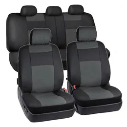 Coprisedili per auto Quattro stagioni Set completo Pelle PU universale impermeabile