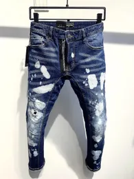 Jean Dsq Phantom Turtle Classic Fashion Man Jeans Hip Hop Rock Moto Mens Casual Design Ripped Jeans Distr DSQUARE 2 S DSQ2S DSQS AZX