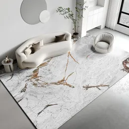 Tapetes de textura de mármore moderno decoração carpete el grande área decoração de casa tapete de lounge tapetes cinza para quarto