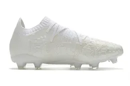 Shoe Cheaps Designer Premium Edition FG Future Z 1.1 Plain White Men's Football Boot Sneakers