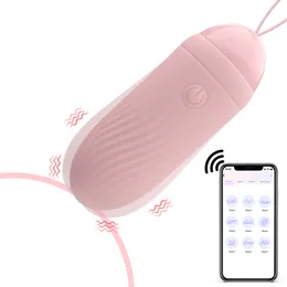 Vaginalmassagegerät Bluetooth APP-Steuerung sexy Spielzeug für Frauen 10 Modi Vibratoren Vibrierendes Ei Klitoris Stimulator Erwachsene Produkte