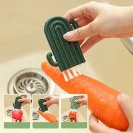 Multifunctional Cleaning Brush Crevice Thermos Cup Lid Keyboard Bottle Mouth Brushes Kawaii Cactus Kitchen Brush