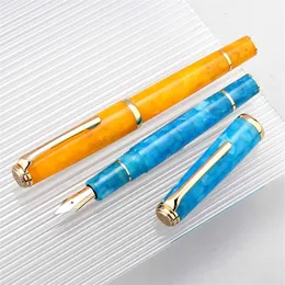 Hongdian N1 Fountain Pen Tianhan Acrylic High-end Caligrafy Business Office Student Prezenty Specjalne Prezenty Ink 220812