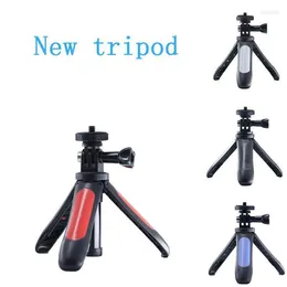 Tripods Pography Mini Tripod Stand Type Type Type Desktop Selfie Stick for Hero5/6 Phone loga22