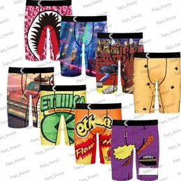 Mens baddräkt shorts s-xxl boxer briefs snabba torra sport byxor 3d teknisk graffiti utskrift leggings strand boxare briefs