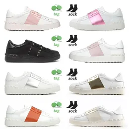 Scarpe casual in pelle da donna da uomo taglie forti 12 Sneakers sportive nere rosse verdi bianche rosa Nuove scarpe da ginnastica di lusso per la moda all'aperto di design