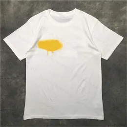 21SS Lüks T-Shirt Marka Tasarımcısı Palms Angels Angel T Shirt Pa Giyim Sprey Mektup Kısa Kol Yaz Yaz Gelgit Erkek ve Kadın Tee 1s