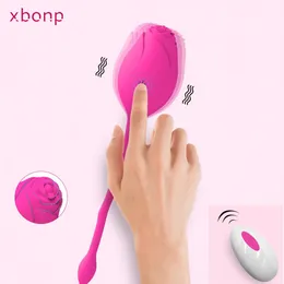 Bluetooth G Spot Vibrator для женщин беспроводной пульт дистанционного управления роза Женская клитор люблю яйца сексуальная игрушка для взрослых товаров