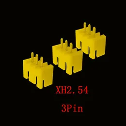 기타 조명 액세서리 100pcs JST 터미널 커넥터 XH2.54 3 핀 수컷 플러그 스트레이트 바늘 헤더 플라스틱 쉘 와이어 커넥터 피치 2.