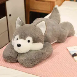 1pc Пушистые полярные белые медвежьи Bearhuskydinosaurpig Cuddles мягкие лесные плюшевые подушки животных домашние декор Kawaii Ldren Girls Gift J220729