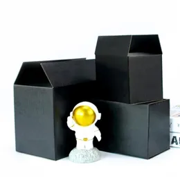 5pcs 10pcs Black carton 3layer corrugated gift jewelry packing storage small box supports customized size printing 220706