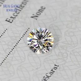 Diğer D-GH-IJ Renk Gevşek Moissanite Taş Taş Taşları 3mm-12mm Boncuklar Gra Wynn22 ile Mükemmel Kesim Pozitif Elmaslar