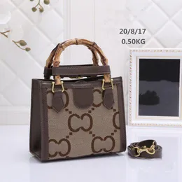 2022 TZ Borse firmate Fashion Diana Borsa piccola con manico in bambù Borsa da donna con manico di lusso 5 colori Borse shopping casual