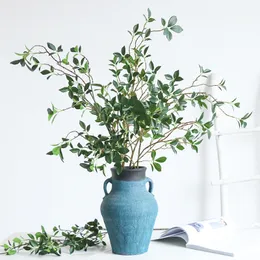 Ghirlande di fiori decorativi Ramo di un albero di lusso Tenuifolia Ficus Fiore finto hom 220823