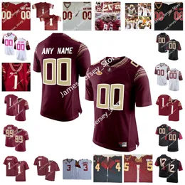 2022 NCAA Custom Tritched College Football Jersey 1 Bobby Bowden 4 Anquan Boldin #12 Alex Hornibrook #4 Dalvin Cook 25 Fred Biletnikoff 11 Dexter Jackson Derrick Brooks