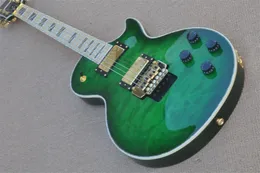 Guitarra verde Guitarra softera de arce de arce de arce