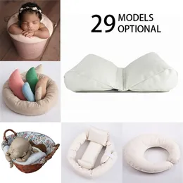 Geborene POGROFREE PROPS Kissen Korbfüller -Pographiezubehör Studio posieren Hilfe für geborenes Baby 29 Models Optional LJ201215