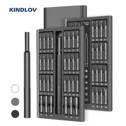 Conjunto de chaves de fenda Kindlov 63 em 1 bit magnético Precisão Phillips Torx Bits de reparo Phone PC Ferramentas 220428