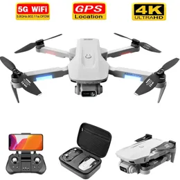 F8 GPS Drone 4K/6K HD Camera Yrke WiFi FPV Drone Brushless Motor Grey Foldble Quadcopter RC Dron Toys 220727