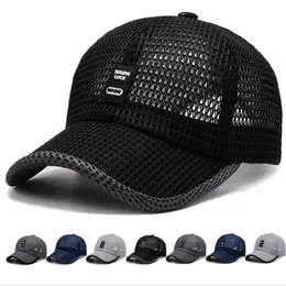 Northwood Mens Mesh Baseball Summer S Hat Hat Add في الهواء الطلق قبعات الصيد العظام Gorras Trucker Cap 220629