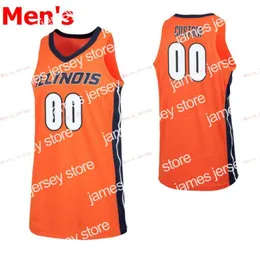 James Stitched Custom 12 Meyers Leonard 13 Benjamin Bosmans-Verdonk 15 Giorgi Bezhanishvili Illinois Fighting Illini Men Women Youth Jersey