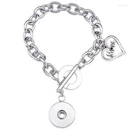 Charm Bracelets Snap Bracelet Fashion DIY Charms Bracelet&Bangles Buttons Jewelry Angel Silver PlatedCharm Inte22