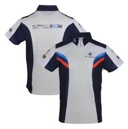 Motocross Wear Casual Sports Lapel T-shirt Kortärmad racingpolo-skjorta plus storlek kan anpassas