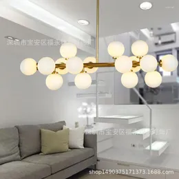 Lampy wiszące nowoczesne lampy żelaza kolorowy sznur światło lampy dekoracyjne salonu zawiesza wentylację ventilador de techo