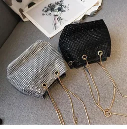 Pochette Diamanti Borsa strass Catena Borse a tracolla Borsa da donna di lusso Borse da sera Festa da sposa Borsa a tracolla Regalo di compleanno 220527