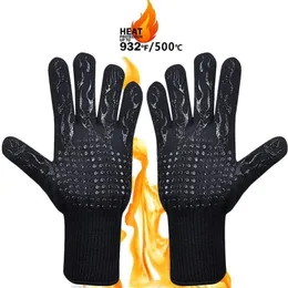 Hochtemperaturbeständige Grillhandschuhe, Ofenhandschuhe, 500 800, feuerfeste Grill-Wärmeisolierung, Mikrowellen-Ofenhandschuhe, Handschuhe 220815