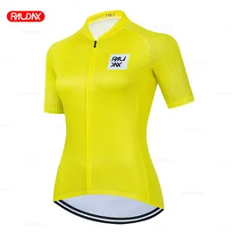 Yarış Ceketleri Raudax 2022 Kadınlar Yaz Bisiklet Formaları MTB Bisiklet Giyim Spor giysileri Ropa de Ciclismo Mujer Maillot gömleksracin