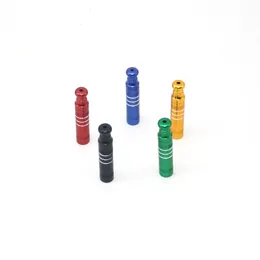 Smoking hookah Pipe Spot direct selling cross-border Mini Color metal new metal snuff bottle portable set