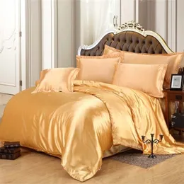 Nowe zbycie jedwabne zestawy pościeli łóżka pościel śladowe blachy łóżka kołdra drukowana poduszka czarna królowa king size niestandardowy rozmiar T200414
