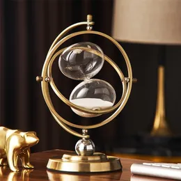 Luksusowy globe zegar piaskowy Retro Sand szklanka