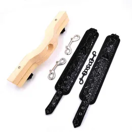 NXY SM Bondage CBT BALZACSTRETCHER Scrotum Armatuur Bal Smasher Crusher Hout Humbler Set Horoz Top İşkence Bdsm Seks Oyuncaklar Dropshipping 1216