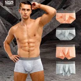 52025 Men Briefs 4-Pack Seamless No-trace Trunks Viscose Cotton Comfortable Underwear Premium Quality Boxers Breathable Briefs T220816