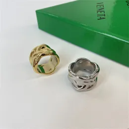 New Wide Twist Braided Ring Niche Design Heavy Industry High-Quality Texture Temperament Personality Index Finger Jewelry