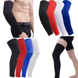 Elbow & Knee Pads Sun Protection Basketball Brace Elastic Pad Protective Gear Volleyball Running Jogging Support Compression Arm Guard Sleev