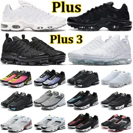 Tn Plus 3 Tuned Running Shoes Men Women Triple Black White Red Spider Obsidian Laser Blue Blood Orange Crater Hyper Violet Mens Trainers Outdoor Sports Sneakers 36-45