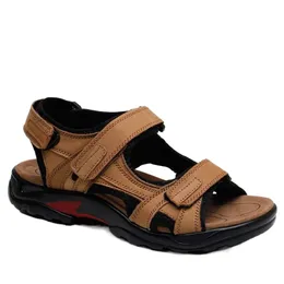 roxdia New Fashion Breathable Sandals Men Sandal Genuine Leather Summer Beach Shoes Men Slippers Causal Shoe Plus Size 39 48 RXM006 H7fN#