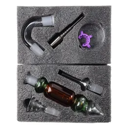 Wholesale Random Colors High Borosilicate NC Smoking Accessories Net Weight 159g Pyrex Glass Oil Burner For Tobacco Dry Herb NC35