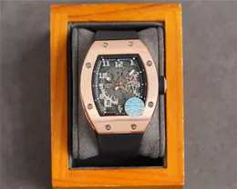 Designer Watches Mens Fashion Rose Gold Automatic Movement Watch 316L Stainless Steel Case Rubber Strap