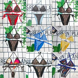 9 Styles 22ss Tasarımcı Kadın Mayo Seksi Bikini Kızlar Mayo Yaz Kişisi Mayo Plajı Bikinis Set İki Parçalı Yüzme Giyim Yüzme Bikini Yatakçıları